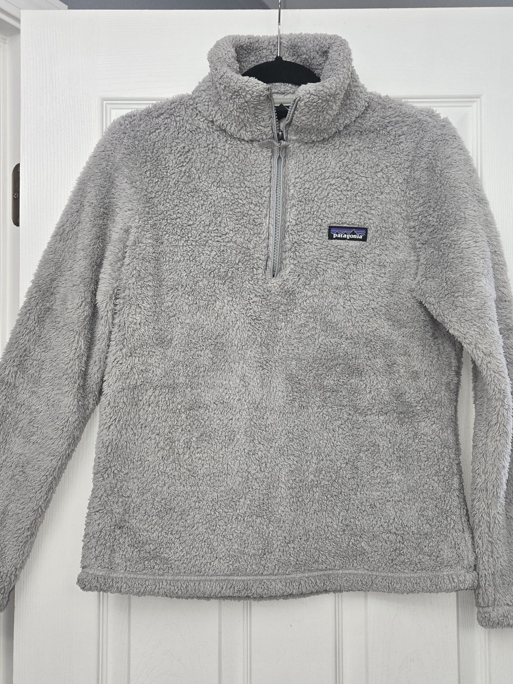 Patagonia Los Gatos 1/4 Zip Fleece Pullover Sweater Womens Small Gray Gorpcore